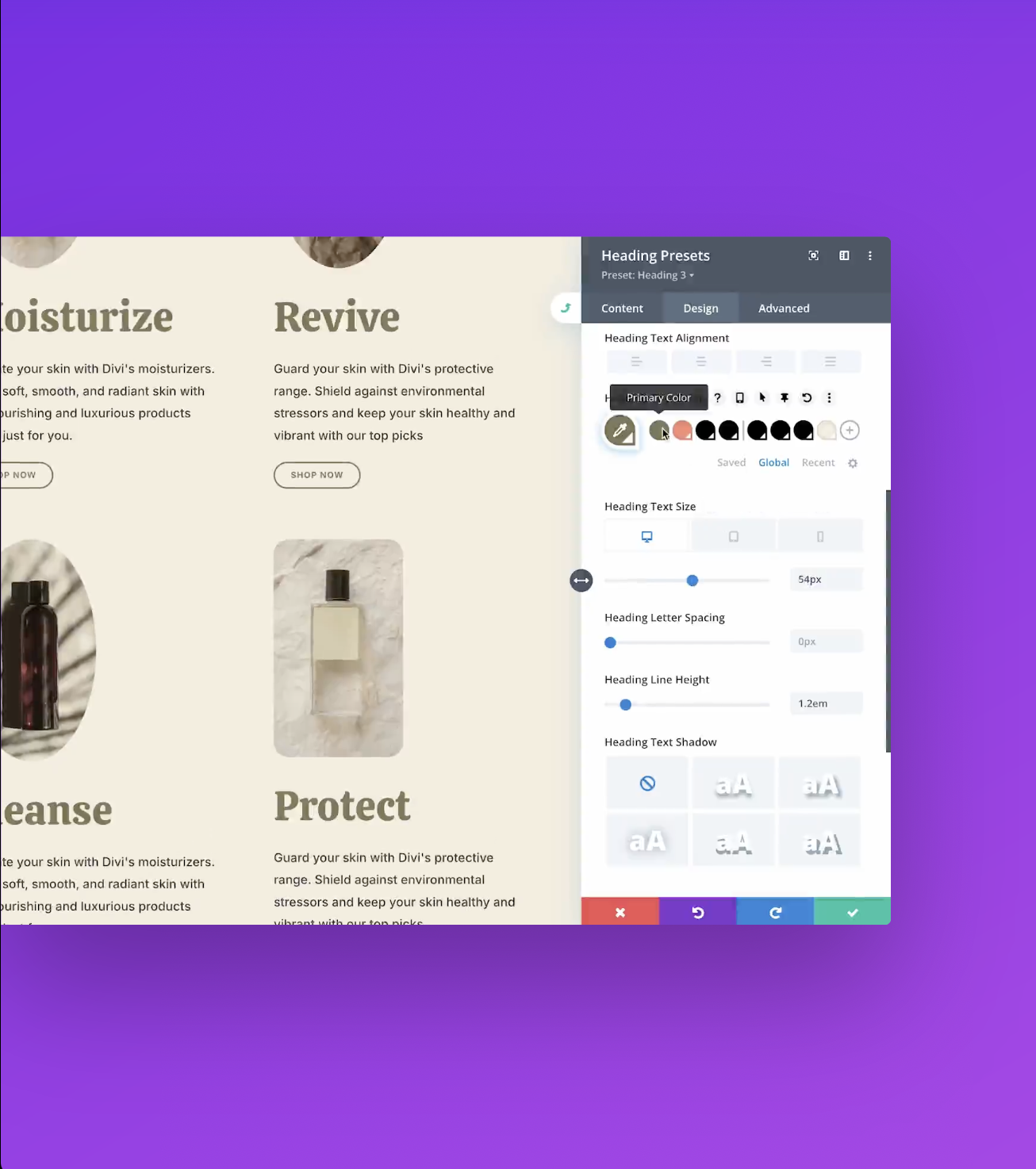 elegant theme demo divi la boutique d'eva